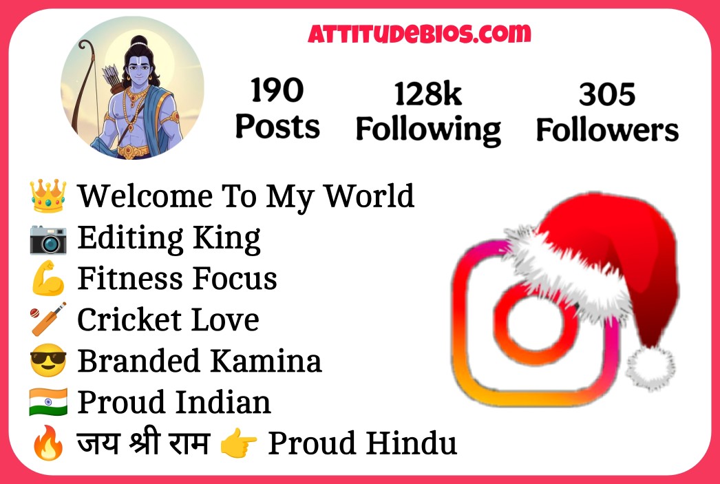 Instagram Bio For Shree Ram Bhakt