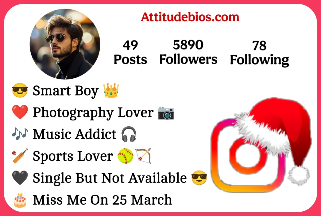 Instagram Bio For Boys 