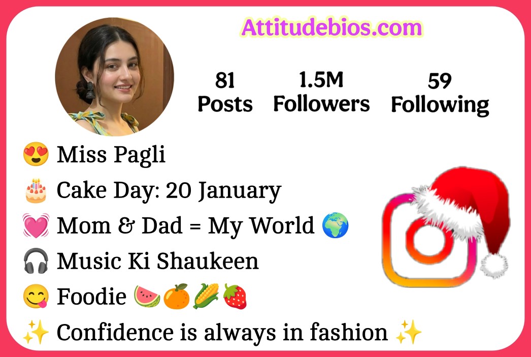 Instagram Bio For Girls 