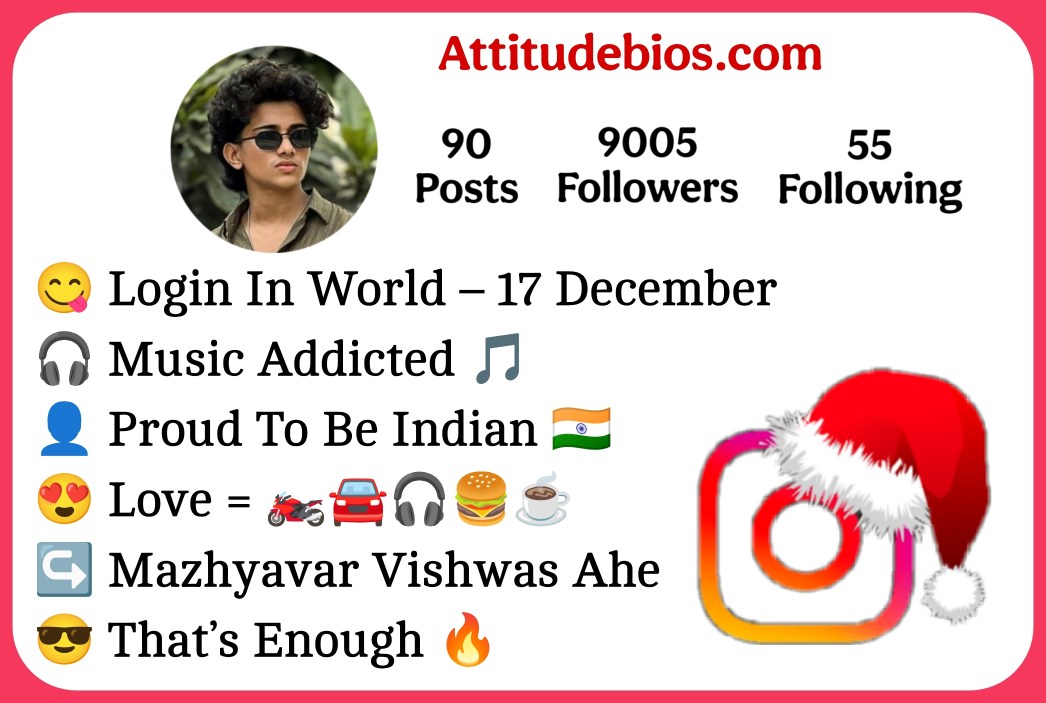 Instagram bio in marathi for boy