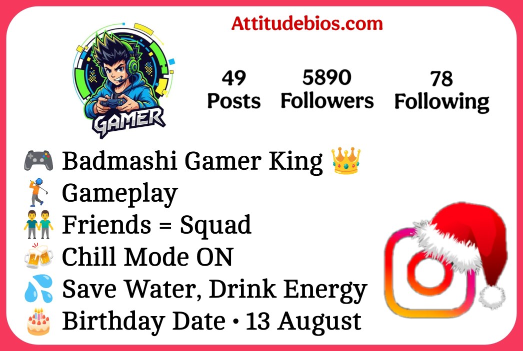 Instagram Bio For Gamers