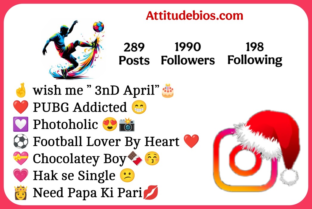 Instagram Bio For Football Lovers