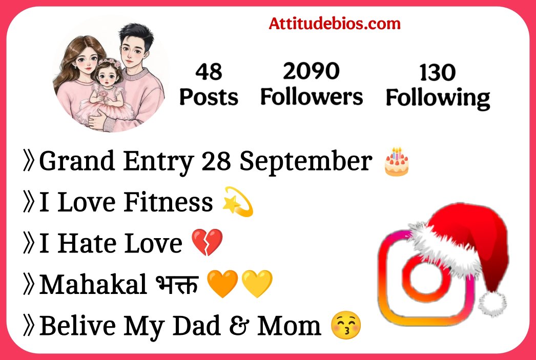 Mom dad bio for instagram for boy