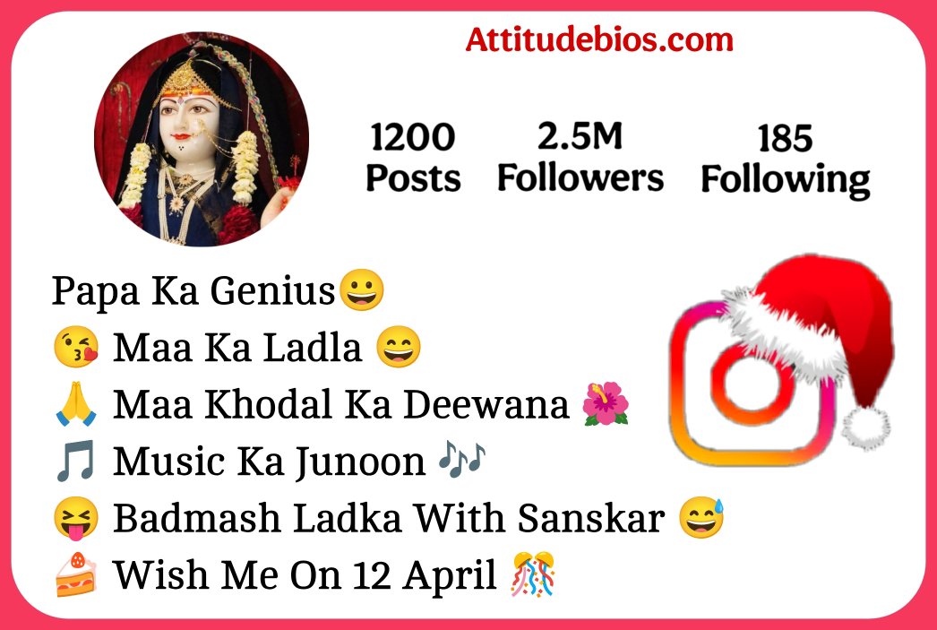 Maa Khodal Bio For Instagram